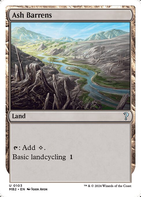 {T}: Add {C}.
Basic landcycling {1} ({1}, Discard this card: Search your library for a basic land card, reveal it, put it into your hand, then shuffle.)