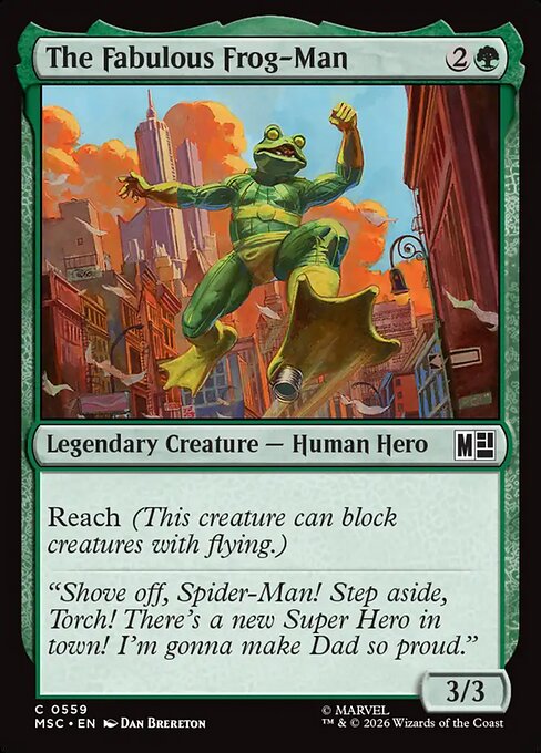 The Fabulous Frog-Man (Foil)