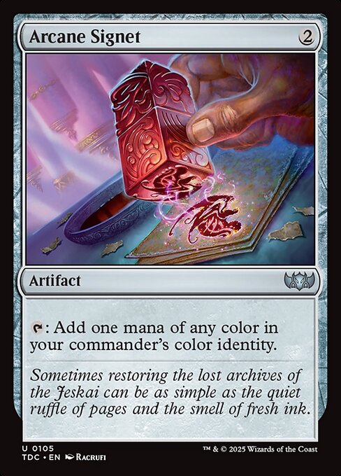 {T}: Add one mana of any color in your commander's color identity.