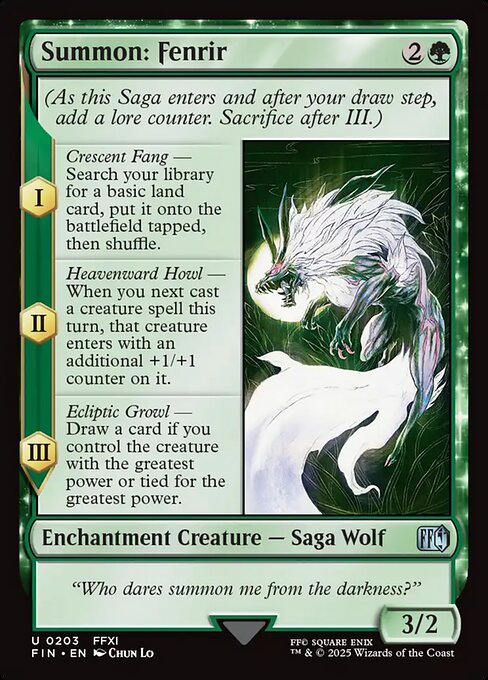 Summon: Fenrir (Foil)