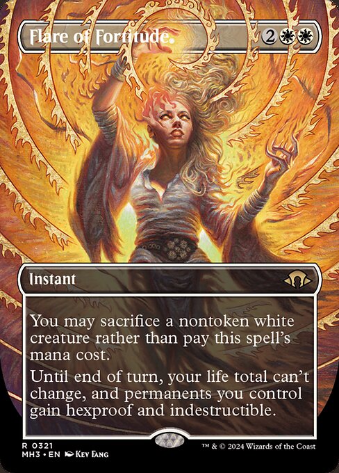 You may sacrifice a nontoken white creature rather than pay this spell's mana cost.
Until end of turn, your life total can't change, and permanents you control gain hexproof and indestructible.