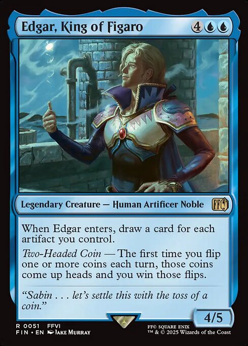 Edgar, King of Figaro (Foil)