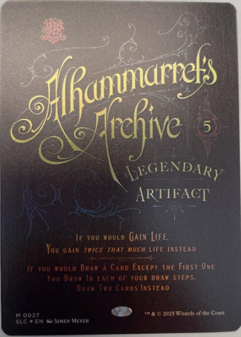 Alhammarret's Archive (Foil)