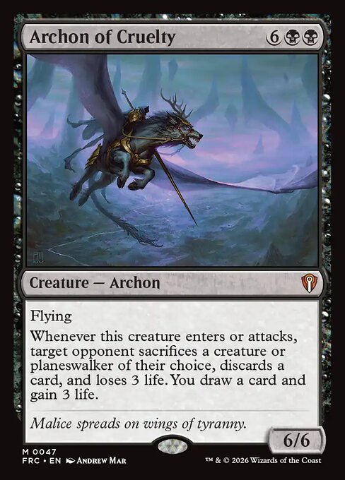 Archon of Cruelty (Foil)