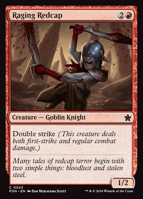 Double strike (This creature deals both first-strike and regular combat damage.)