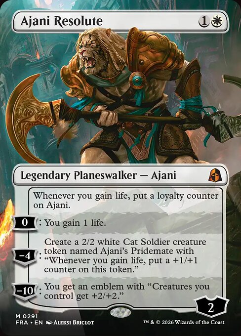 Ajani Resolute (Foil)