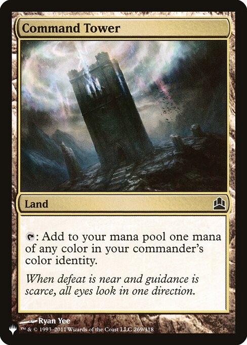 {T}: Add one mana of any color in your commander's color identity.