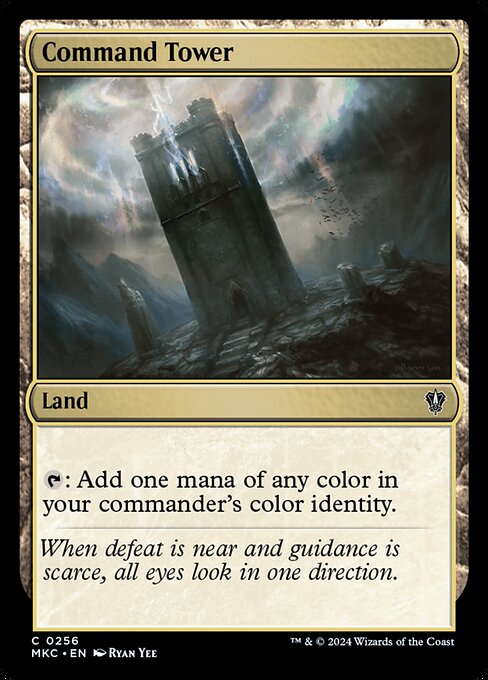 {T}: Add one mana of any color in your commander's color identity.