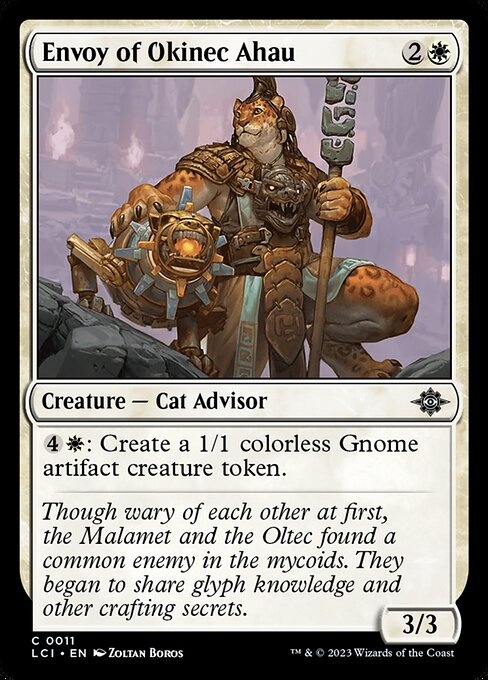{4}{W}: Create a 1/1 colorless Gnome artifact creature token.