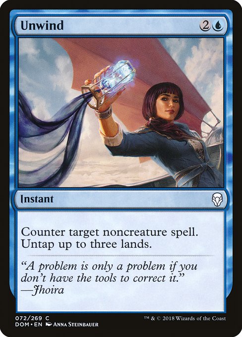 Counter target noncreature spell. Untap up to three lands.