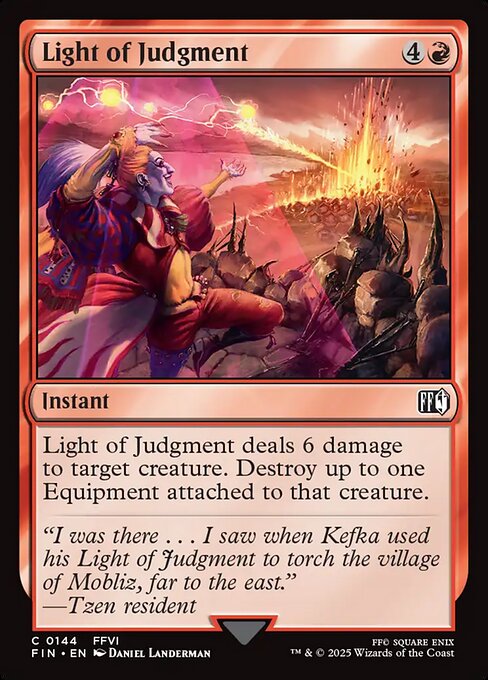 Light of Judgment (Foil)
