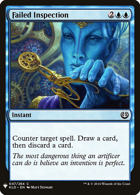 Counter target spell. Draw a card, then discard a card.