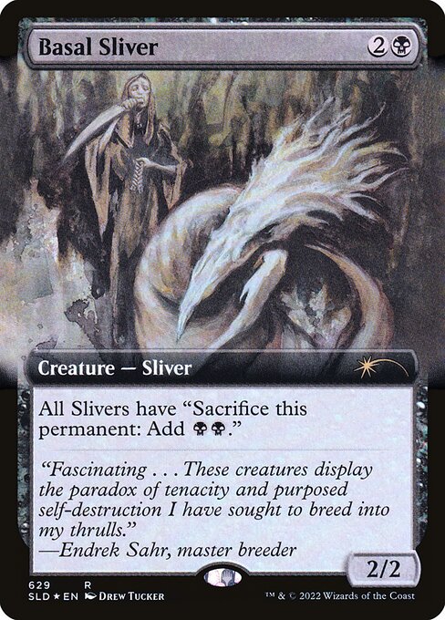 All Slivers have "Sacrifice this permanent: Add {B}{B}."