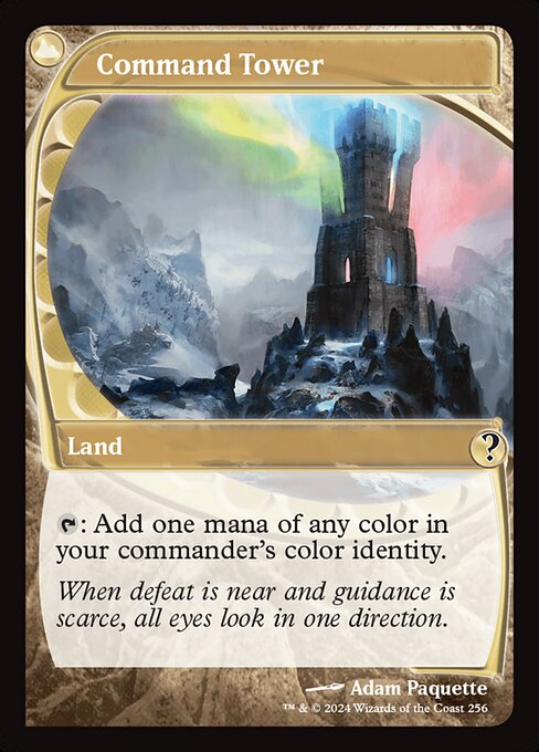 {T}: Add one mana of any color in your commander's color identity.