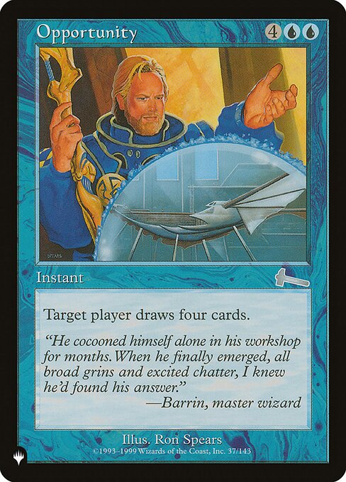 Target player draws four cards.