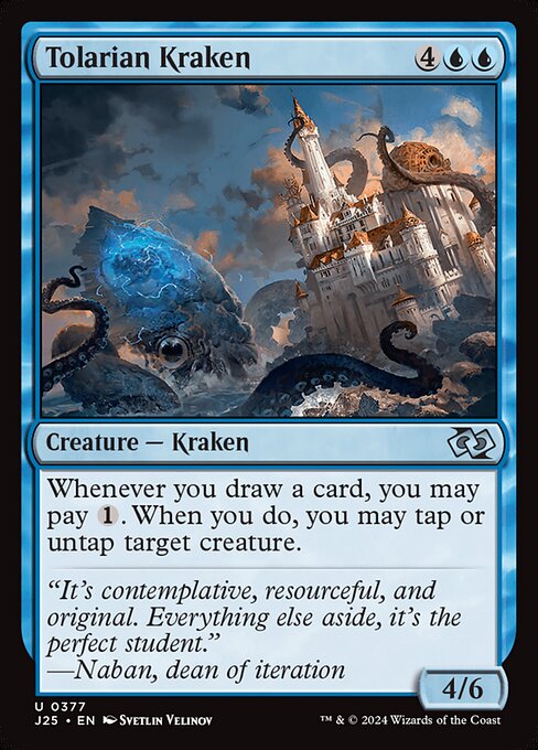 Whenever you draw a card, you may pay {1}. When you do, you may tap or untap target creature.