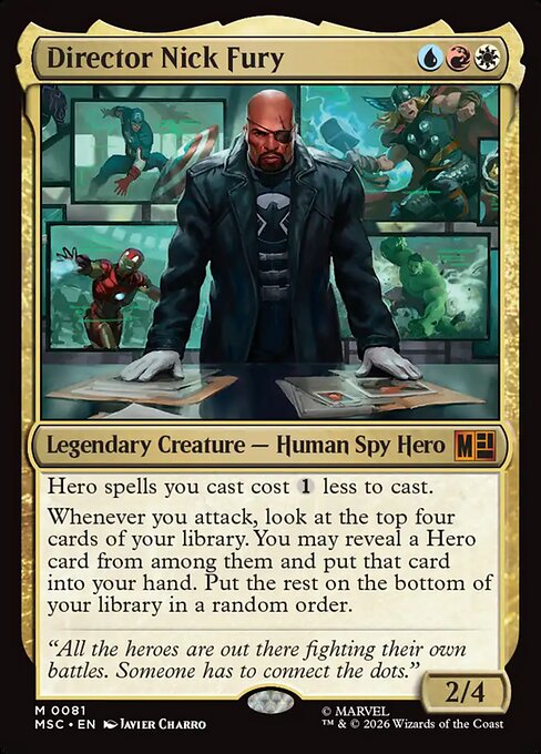 Director Nick Fury (Foil)