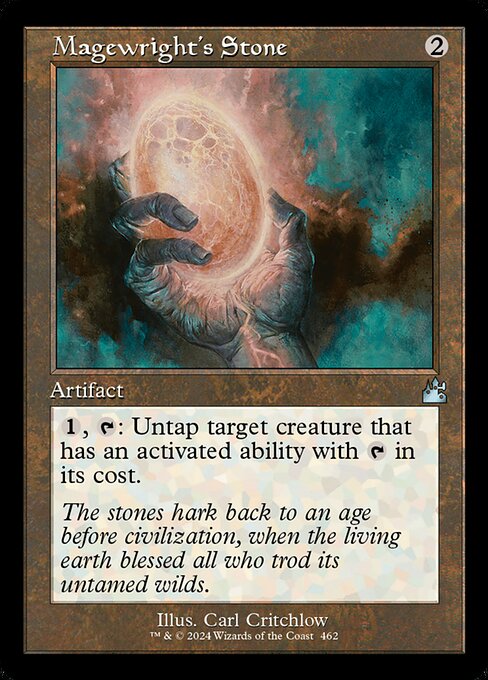 {1}, {T}: Untap target creature that has an activated ability with {T} in its cost.