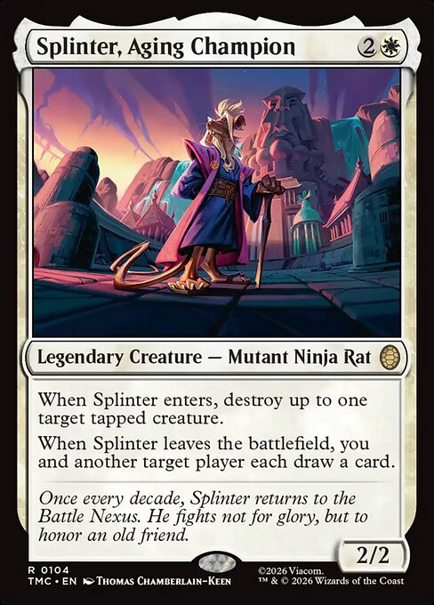 Splinter, Aging Champion (Foil)