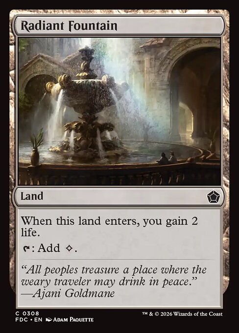 Radiant Fountain (Foil)