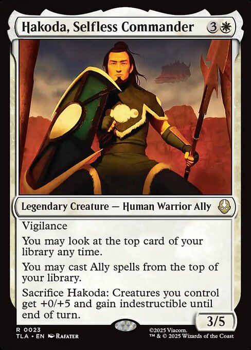 Hakoda, Selfless Commander