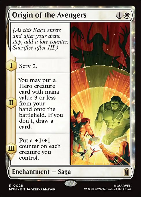 Origin of the Avengers (Foil)