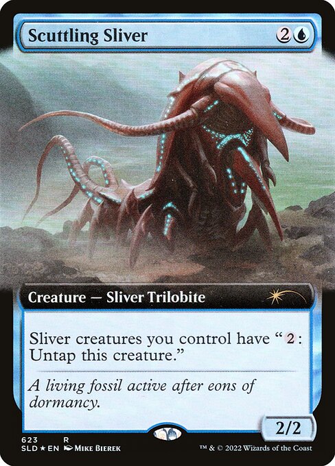 Sliver creatures you control have "{2}: Untap this creature."