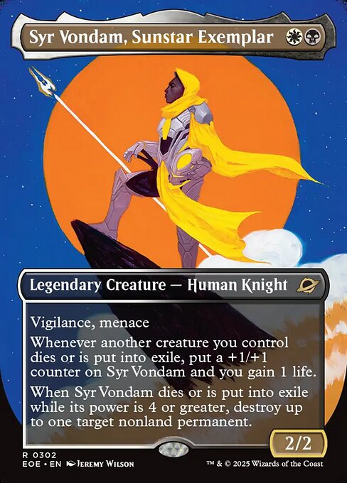 Syr Vondam, Sunstar Exemplar (Foil)