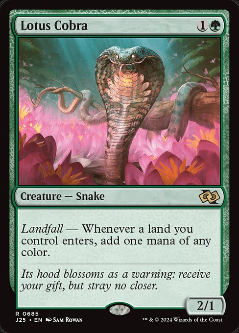 Landfall — Whenever a land you control enters, add one mana of any color.