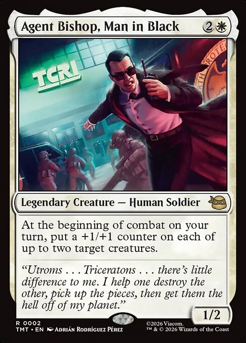 Agent Bishop, Man in Black (Foil)
