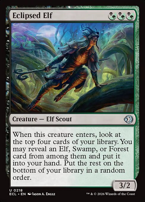 Eclipsed Elf (Foil)