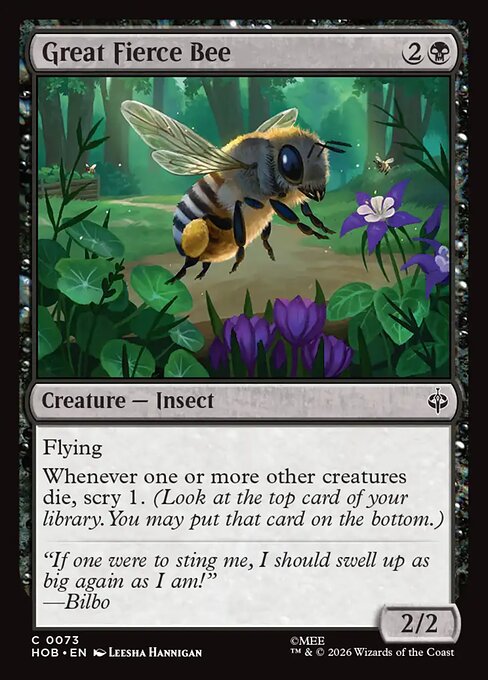 Great Fierce Bee (Foil)