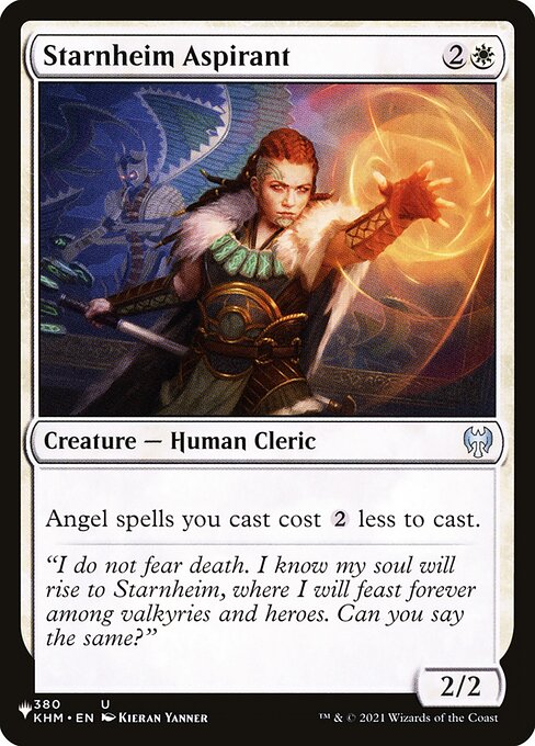 Angel spells you cast cost {2} less to cast.