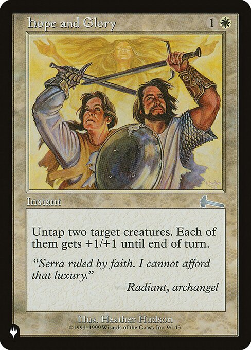 Untap two target creatures. Each of them gets +1/+1 until end of turn.