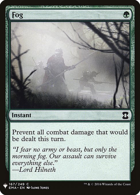 Prevent all combat damage that would be dealt this turn.