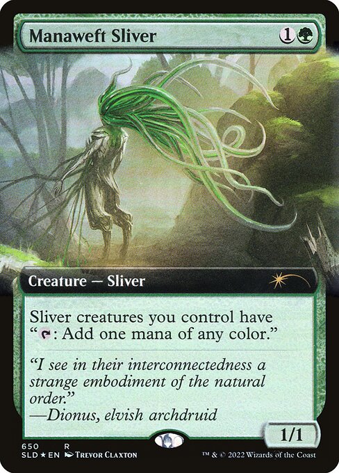 Sliver creatures you control have "{T}: Add one mana of any color."