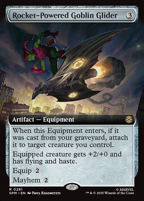 Rocket-Powered Goblin Glider (Foil)