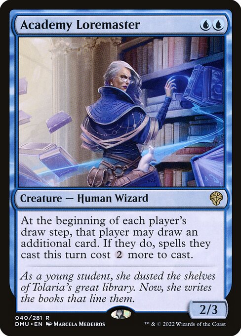 At the beginning of each player's draw step, that player may draw an additional card. If they do, spells they cast this turn cost {2} more to cast.
