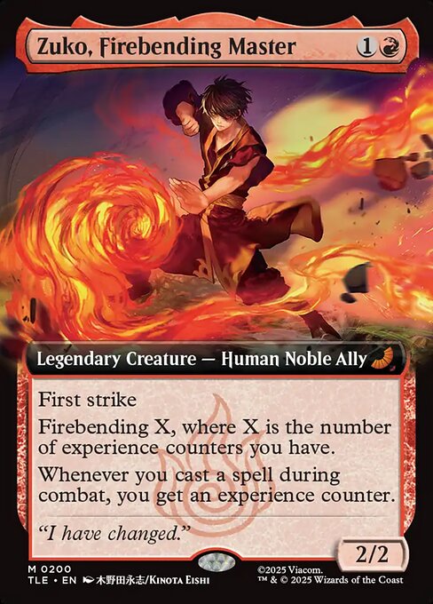 Zuko, Firebending Master (Foil)