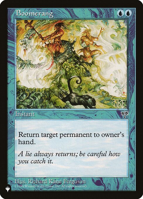 Return target permanent to its owner's hand.