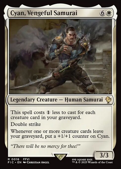 Cyan, Vengeful Samurai (Foil)