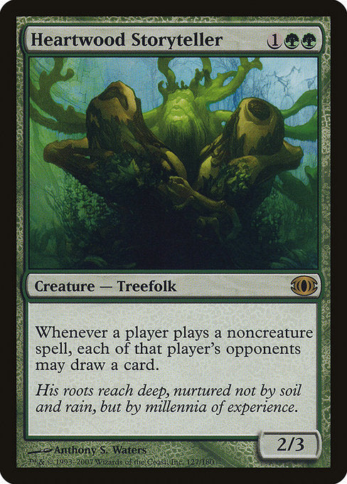 Whenever a player casts a noncreature spell, each of that player's opponents may draw a card.