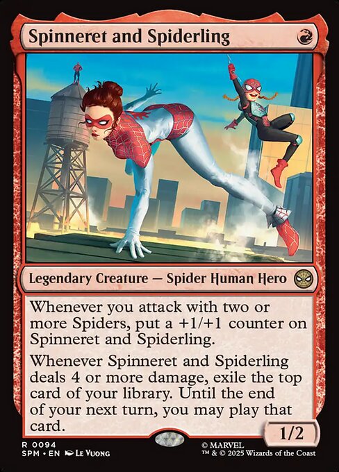 Spinneret and Spiderling (Foil)