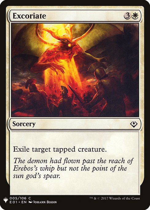 Exile target tapped creature.