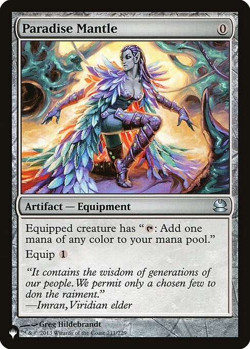 Equipped creature has "{T}: Add one mana of any color."
Equip {1}