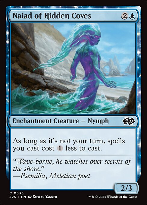 During turns other than yours, spells you cast cost {1} less to cast.