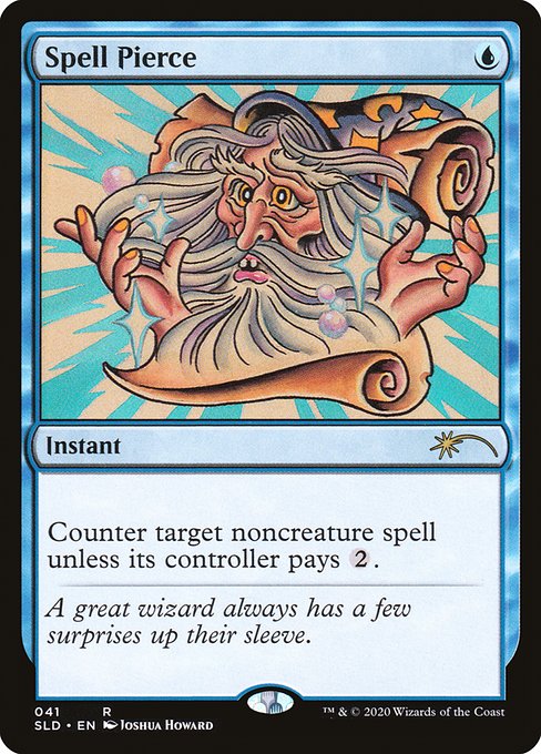 Counter target noncreature spell unless its controller pays {2}.