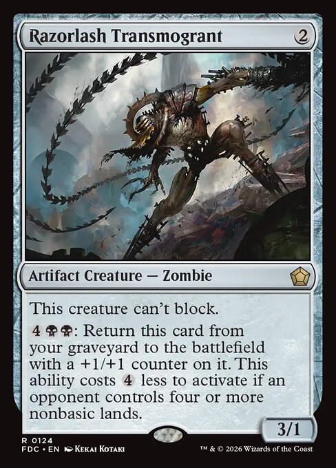 Razorlash Transmogrant (Foil)