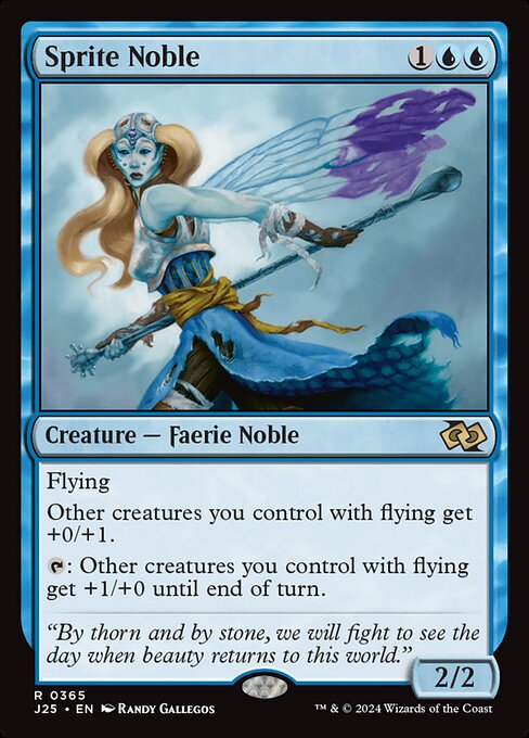 Flying
Other creatures you control with flying get +0/+1.
{T}: Other creatures you control with flying get +1/+0 until end of turn.