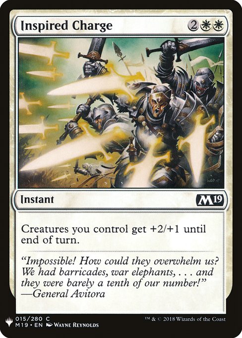 Creatures you control get +2/+1 until end of turn.
